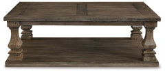 Furniture City Laplace - Ashley Furniture - Johnelle Coffee Table - Rectangular Cocktail Table / Gray - T776-1