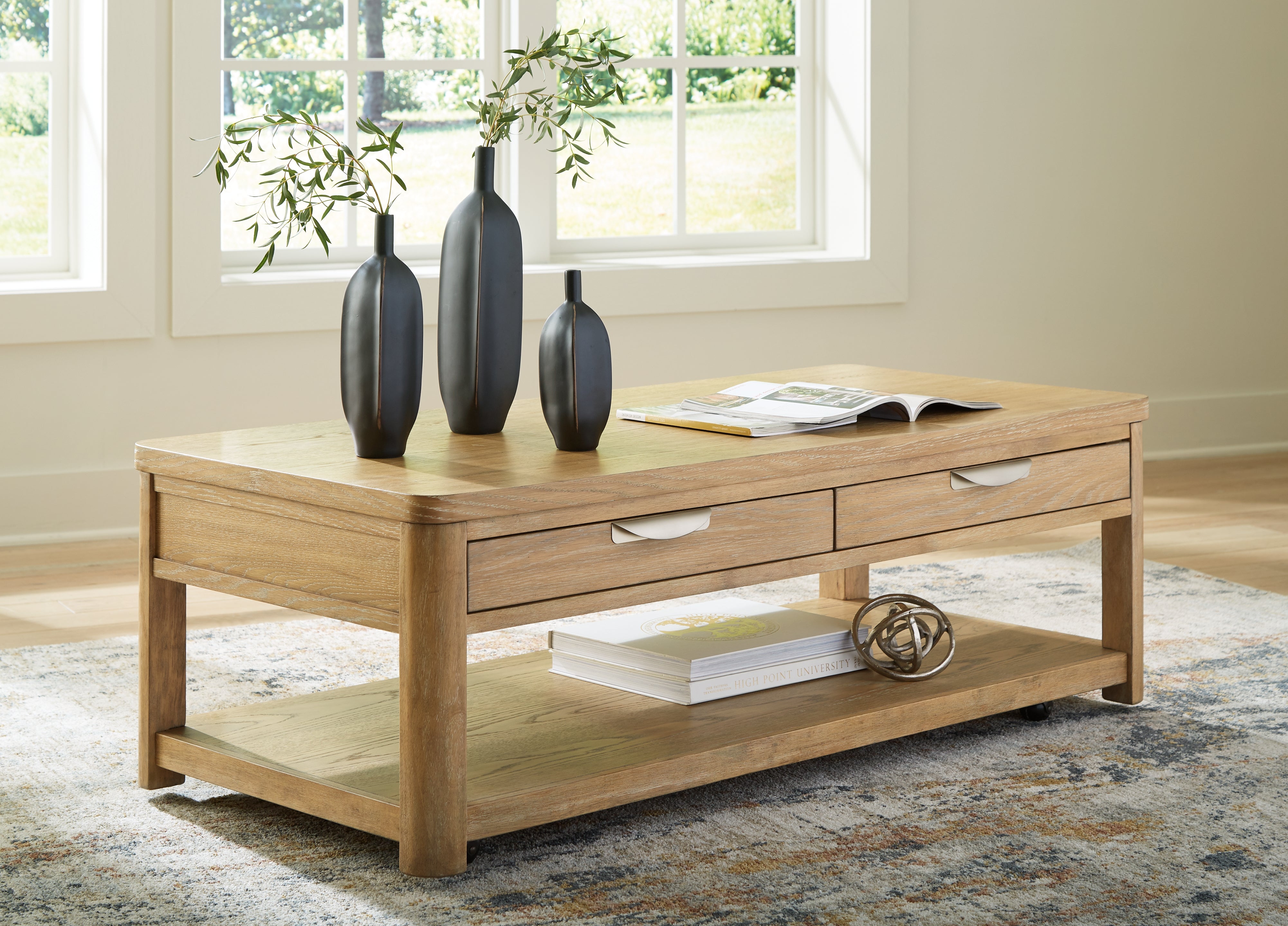 Furniture City Laplace - Ashley Furniture - Rencott Coffee Table - Rectangular Cocktail Table - T781-1