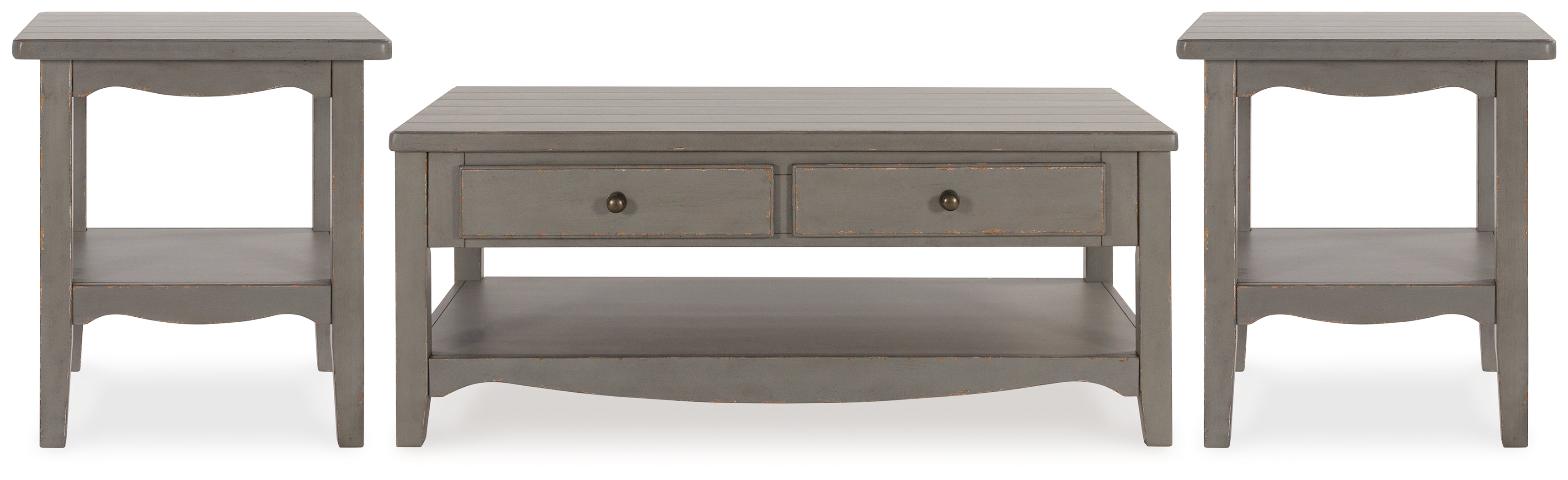 Furniture City Laplace - Ashley Furniture - Charina Coffee Table and 2 End Tables - Coffee Table and 2 End Tables - T784T1