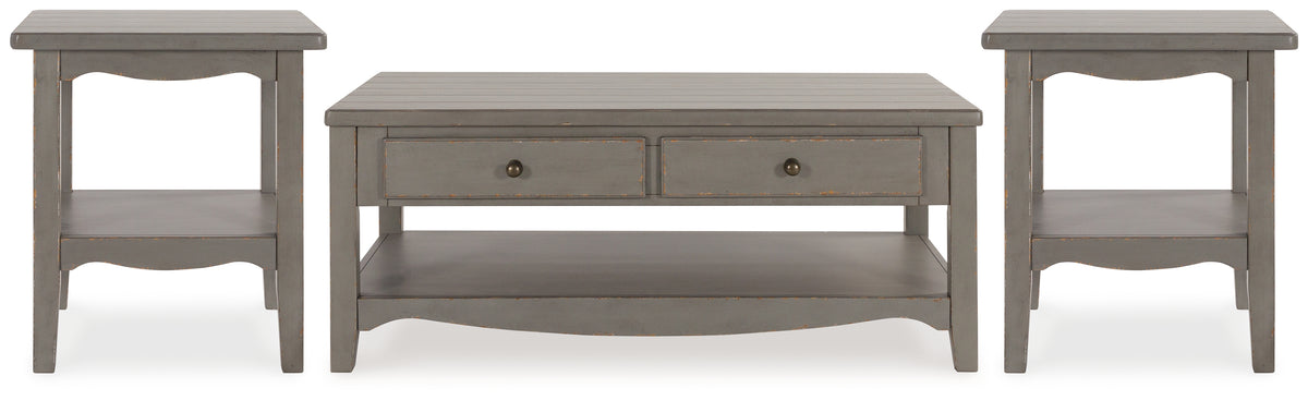 Furniture City Laplace - Ashley Furniture - Charina Coffee Table and 2 End Tables - Coffee Table and 2 End Tables - T784T1