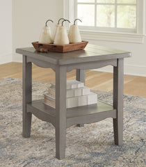 Furniture City Laplace - Ashley Furniture - Charina End Table - Square End Table / Antique Gray - T784-2