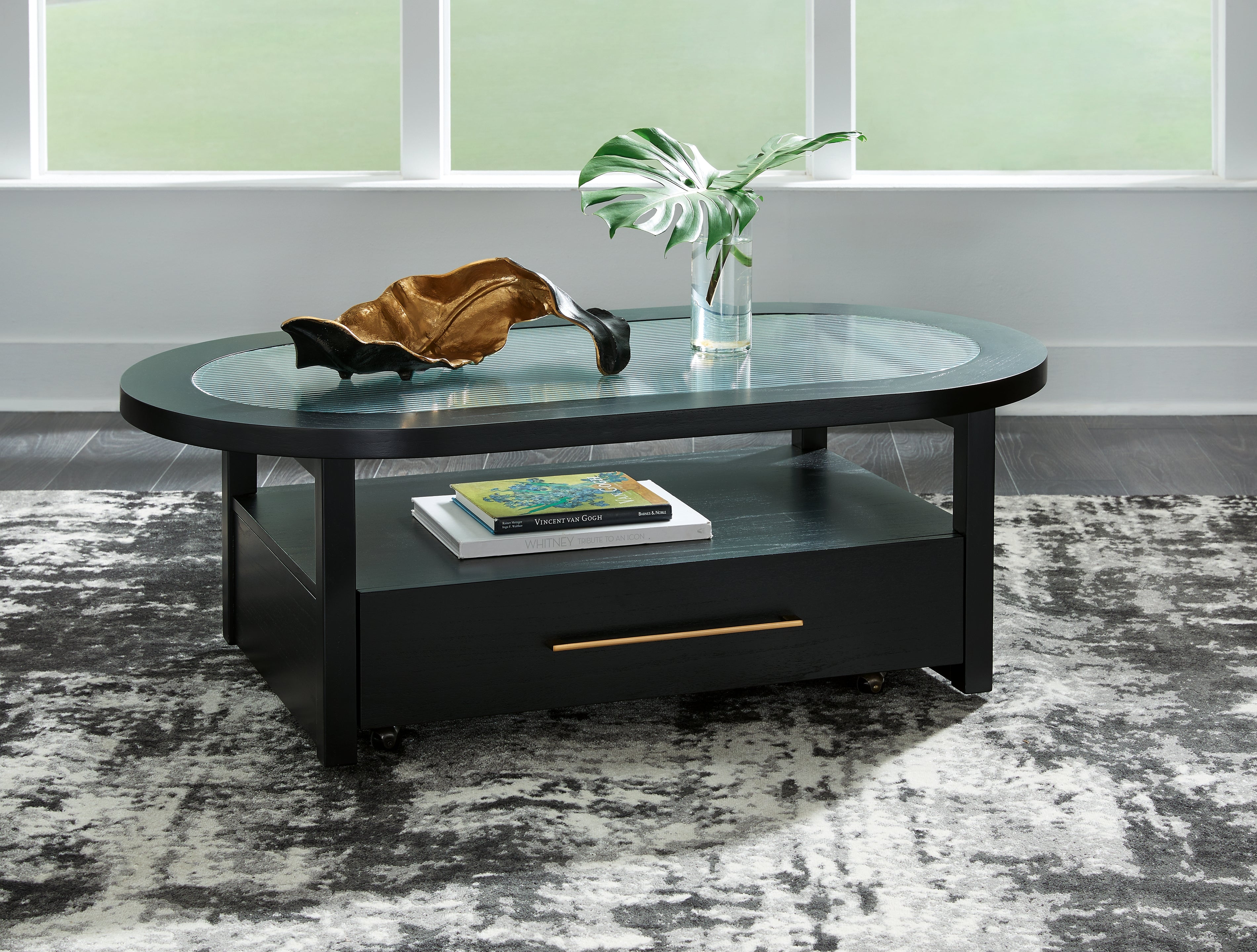 Furniture City Laplace - Ashley Furniture - Winbardi Coffee Table - Oval Cocktail Table - T786-0