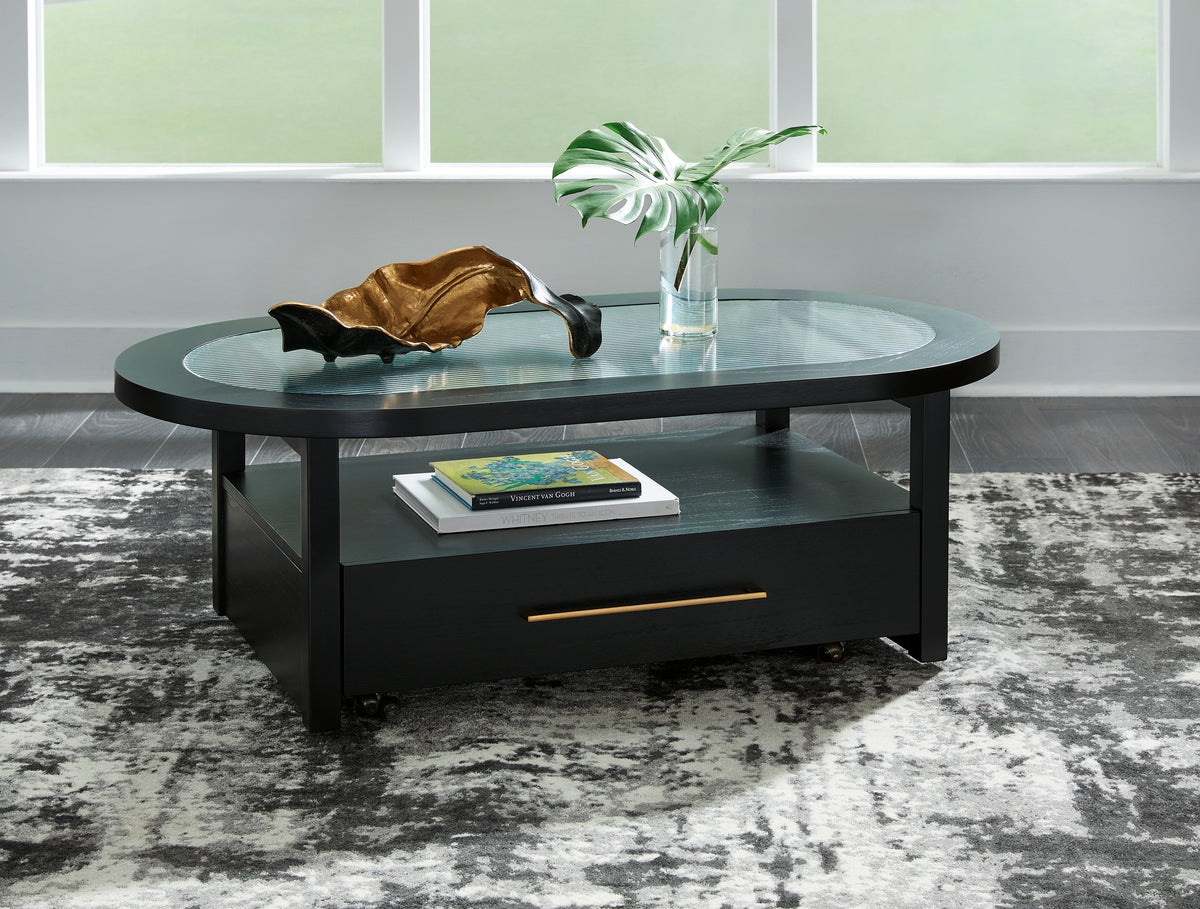 Furniture City Laplace - Ashley Furniture - Winbardi Coffee Table - Oval Cocktail Table - T786-0
