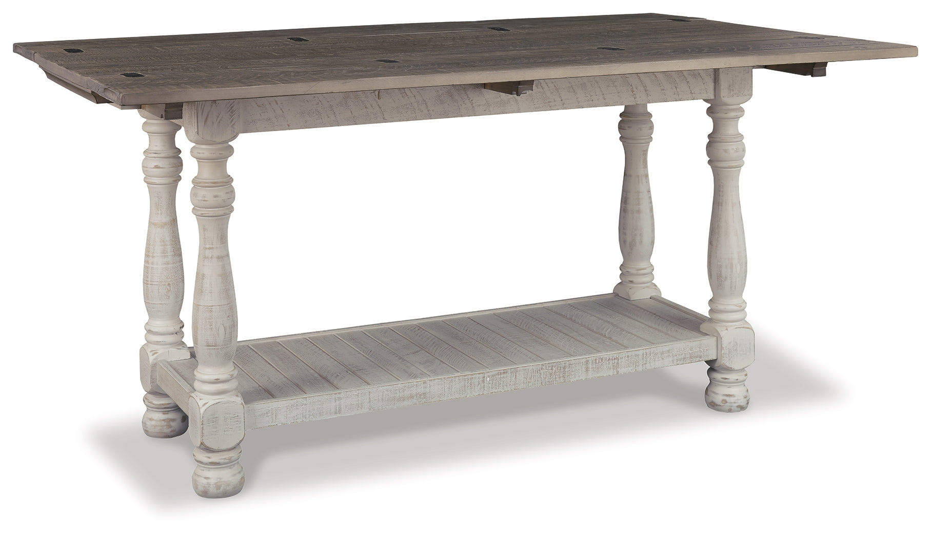 Furniture City Laplace - Ashley Furniture - Havalance Sofa/Console Table - Console Sofa Table / Gray/White - T814-5