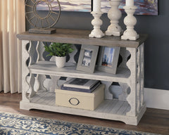 Furniture City Laplace - Ashley Furniture - Havalance Sofa/Console Table - Flip Top Sofa Table / Gray/White - T814-4