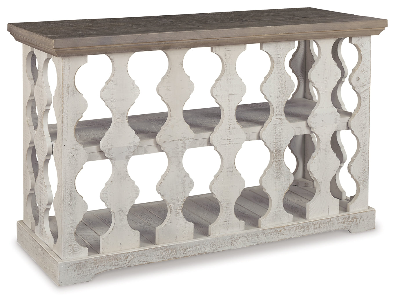 Furniture City Laplace - Ashley Furniture - Havalance Sofa/Console Table - Flip Top Sofa Table / Gray/White - T814-4