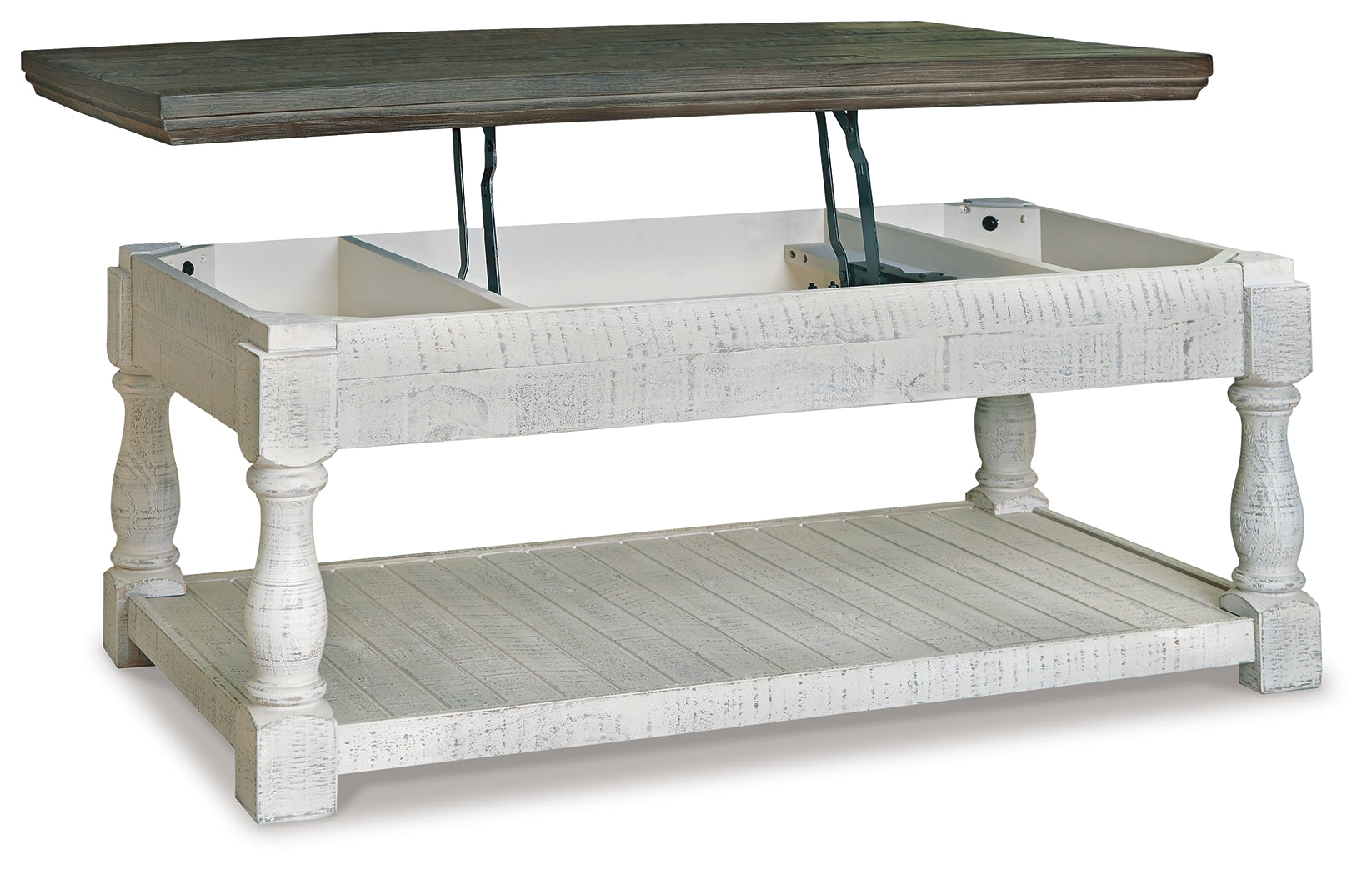Furniture City Laplace - Ashley Furniture - Havalance Lift-Top Coffee Table - Lift Top Cocktail Table / White/Gray - T994-20
