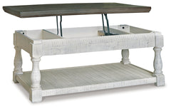 Furniture City Laplace - Ashley Furniture - Havalance Lift-Top Coffee Table - Lift Top Cocktail Table / White/Gray - T994-20