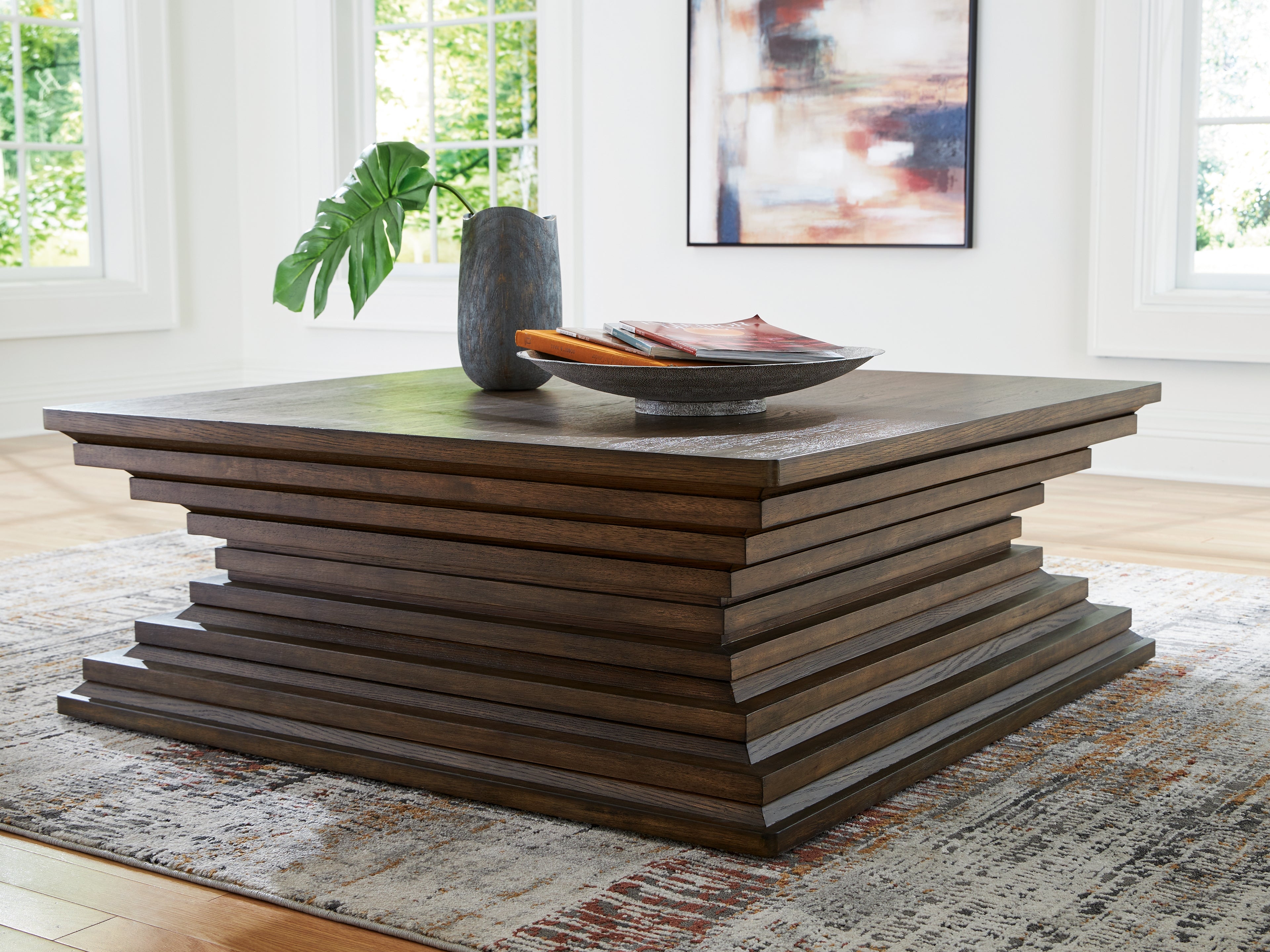 Furniture City Laplace - Ashley Furniture - Hannodream Coffee Table - Square Cocktail Table - T821-8