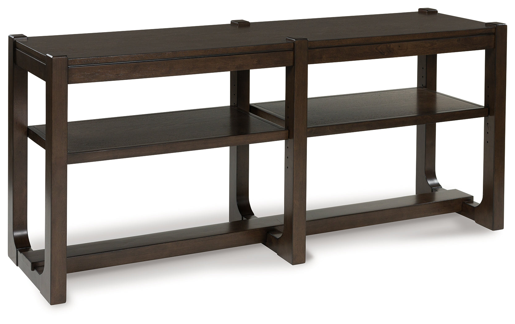 Furniture City Laplace - Ashley Furniture - Breckington Sofa Table - Sofa Table / Dark Brown - T856-4