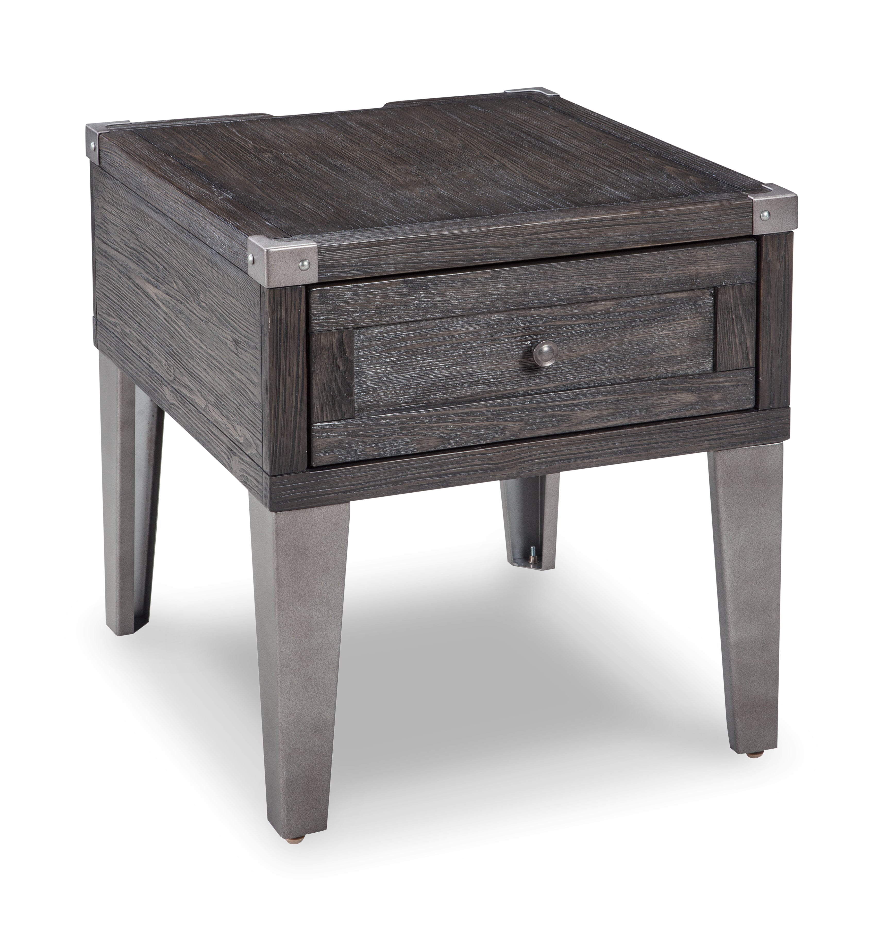 Furniture City Laplace - Ashley Furniture - Todoe End Table with USB Ports & Outlets - Rectangular End Table - T901-3