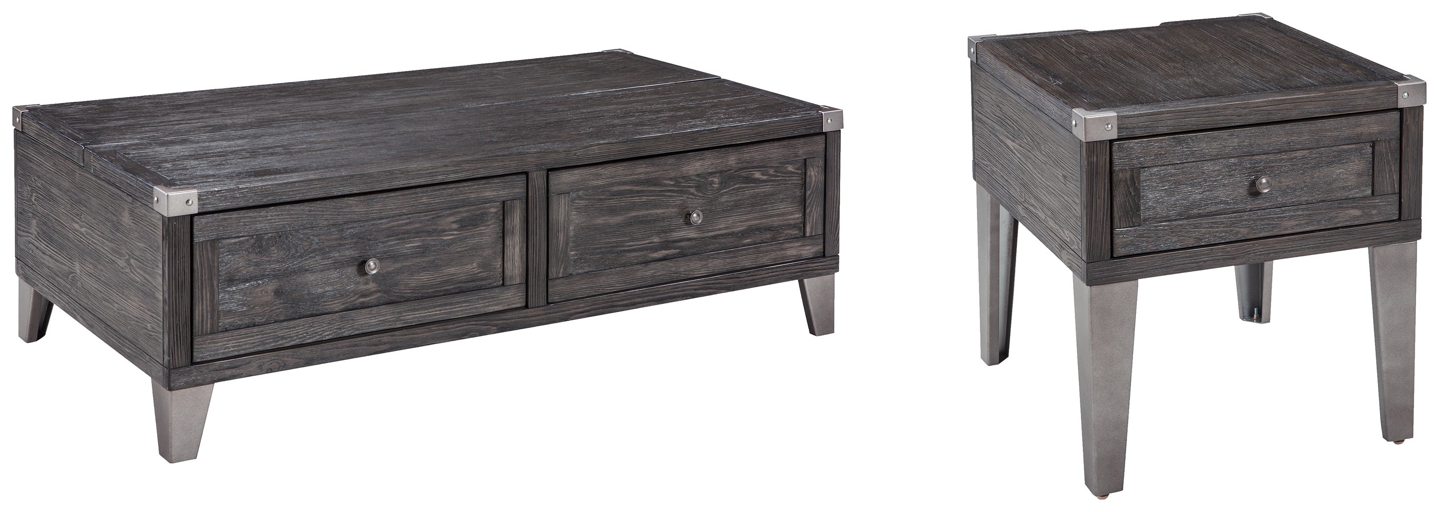Furniture City Laplace - Ashley Furniture - Todoe Coffee Table and End Table - Coffee Table and End Table - T901T1