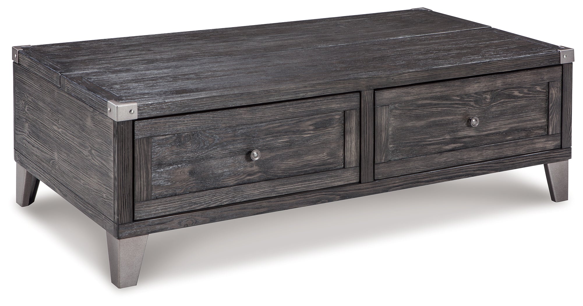 Furniture City Laplace - Ashley Furniture - Todoe Coffee Table with Lift Top - Lift Top Cocktail Table / Dark Gray - T901-9