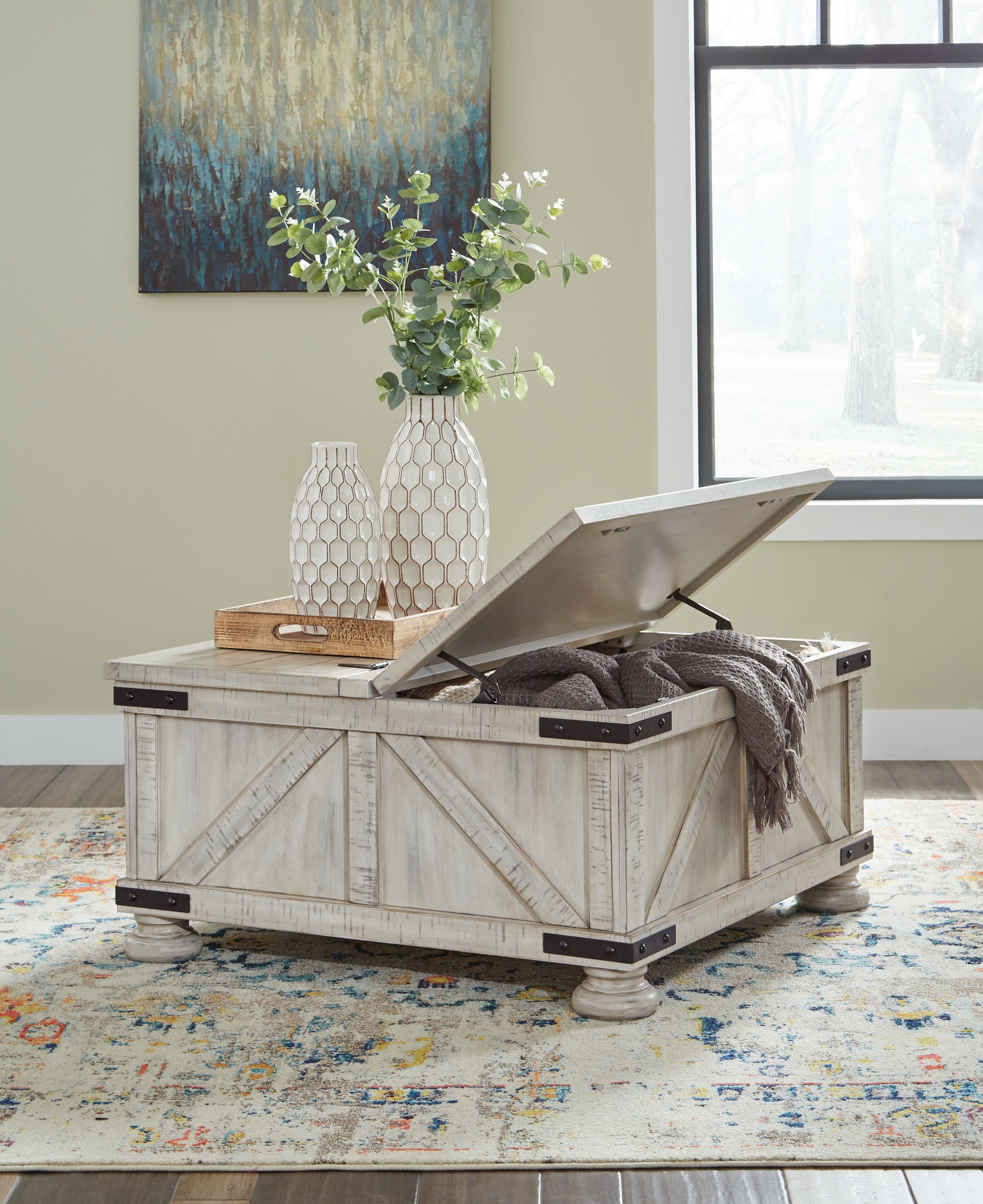 Furniture City Laplace - Ashley Furniture - Carynhurst Coffee Table - Cocktail Table with Storage - T929-20
