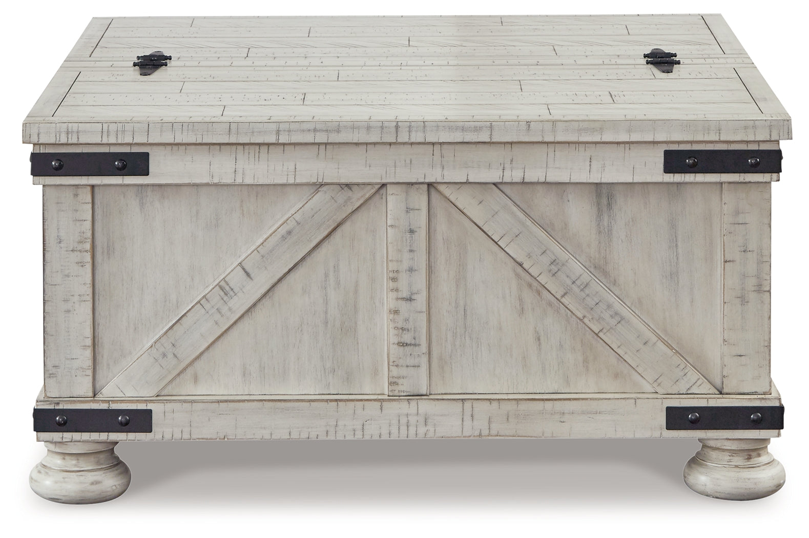 Furniture City Laplace - Ashley Furniture - Carynhurst Coffee Table - Cocktail Table with Storage / Whitewash - T929-20