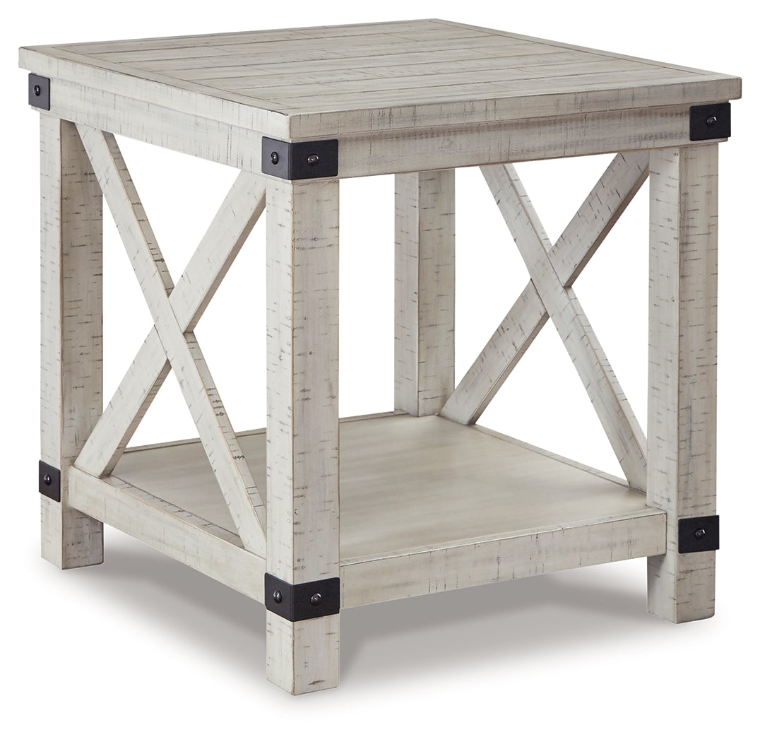 Furniture City Laplace - Ashley Furniture - Carynhurst End Table - Rectangular End Table / Whitewash - T929-3