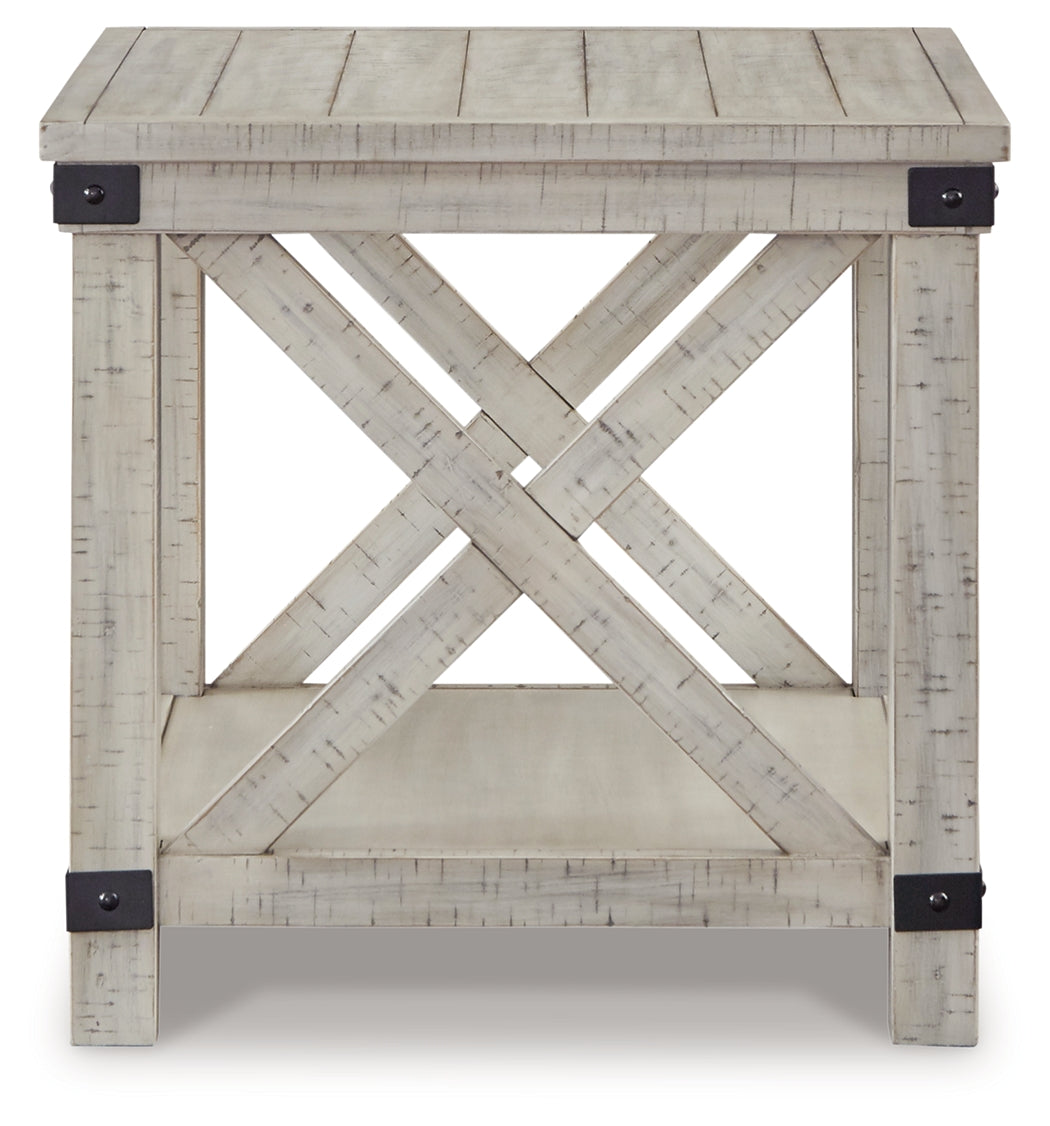 Furniture City Laplace - Ashley Furniture - Carynhurst End Table - Rectangular End Table / Whitewash - T929-3