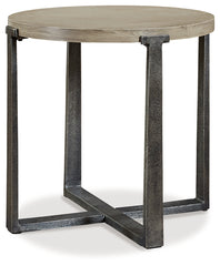 Furniture City Laplace - Ashley Furniture - Dalenville End Table - Round End Table / Gray - T965-6