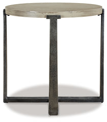 Furniture City Laplace - Ashley Furniture - Dalenville End Table - Round End Table / Gray - T965-6
