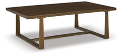 Furniture City Laplace - Ashley Furniture - Balintmore Coffee Table - Rectangular Cocktail Table / Brown/Gold Finish - T967-1