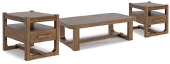 Furniture City Laplace - Ashley Furniture - Cabalynn Coffee Table and 2 End Tables - Coffee Table and 2 End Tables - T974T1