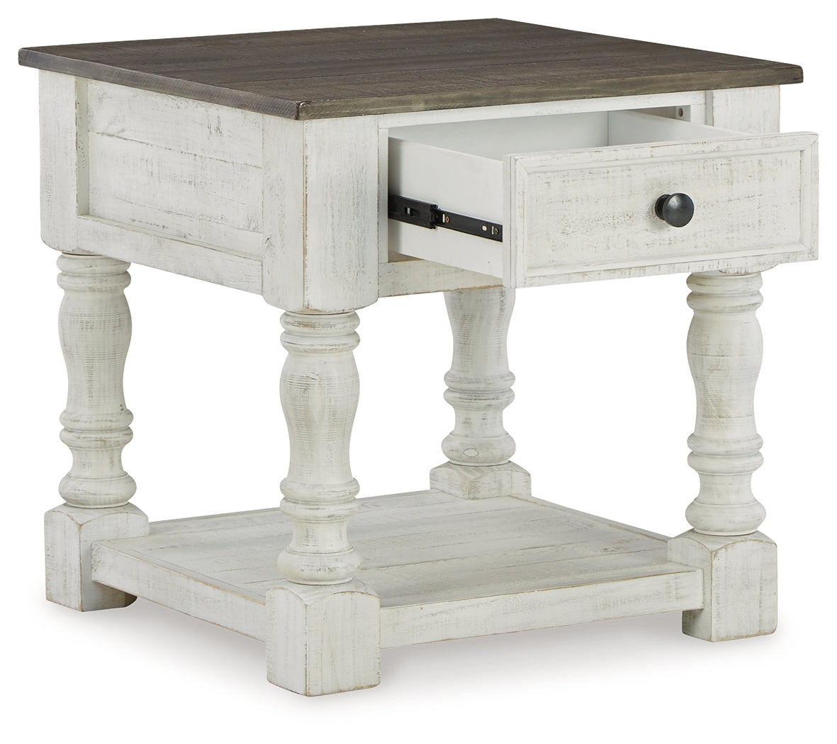 Furniture City Laplace - Ashley Furniture - Havalance End Table - Rectangular End Table / Gray/White - T814-3