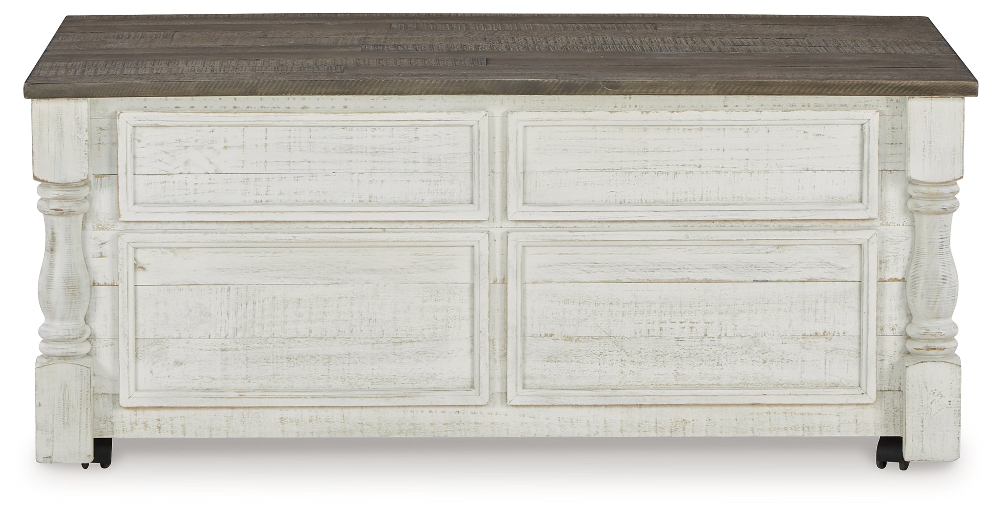 Furniture City Laplace - Ashley Furniture - Havalance Lift-Top Coffee Table - Lift Top Cocktail Table / White/Gray - T994-20