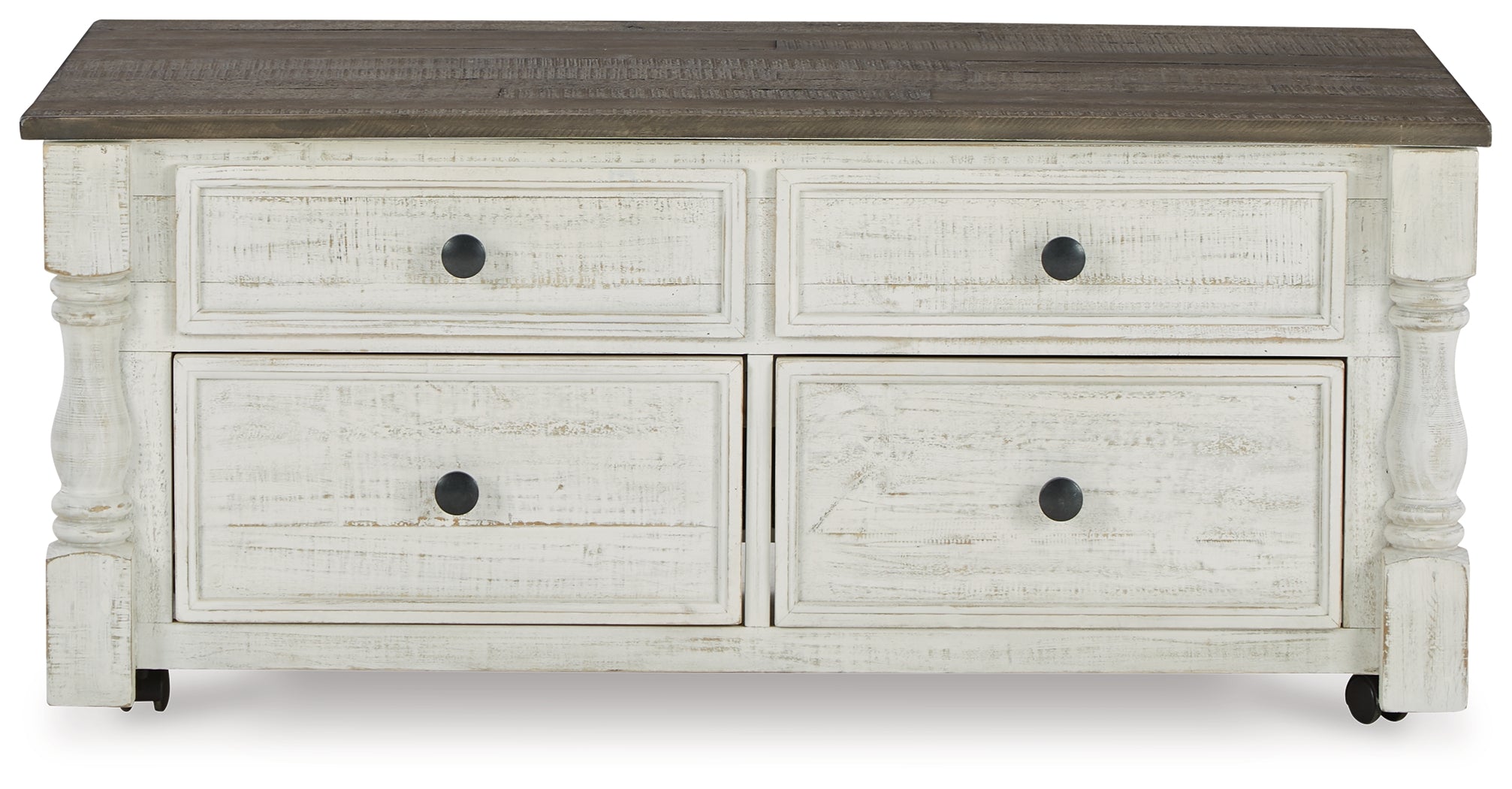 Furniture City Laplace - Ashley Furniture - Havalance Lift-Top Coffee Table - Lift Top Cocktail Table / White/Gray - T994-20