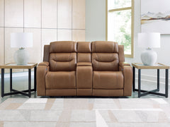 Furniture City Laplace - Ashley Furniture - Knightington Power Reclining Loveseat with Audio Seating - PWR REC Love w/Audio Seating - PCU1160018A
