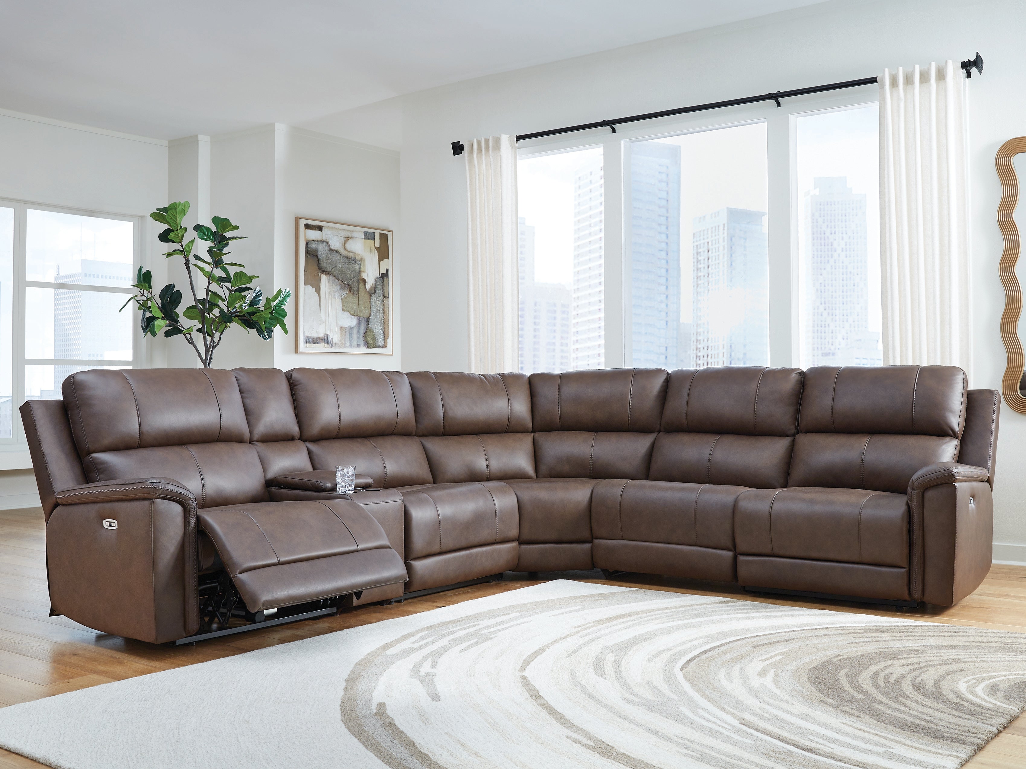 Furniture City Laplace - Ashley Furniture - Bleckley Sectionals - 6-Piece Power Reclining Sectional - PCU12001S5