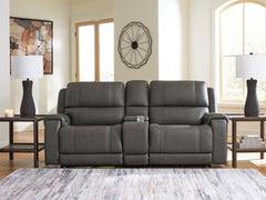 Furniture City Laplace - Ashley Furniture - 5Z - Pittson 3-Piece Power Reclining Sectional Loveseat with Console - 3-Piece Power Reclining Sectional Loveseat with Console - PCU12600S2