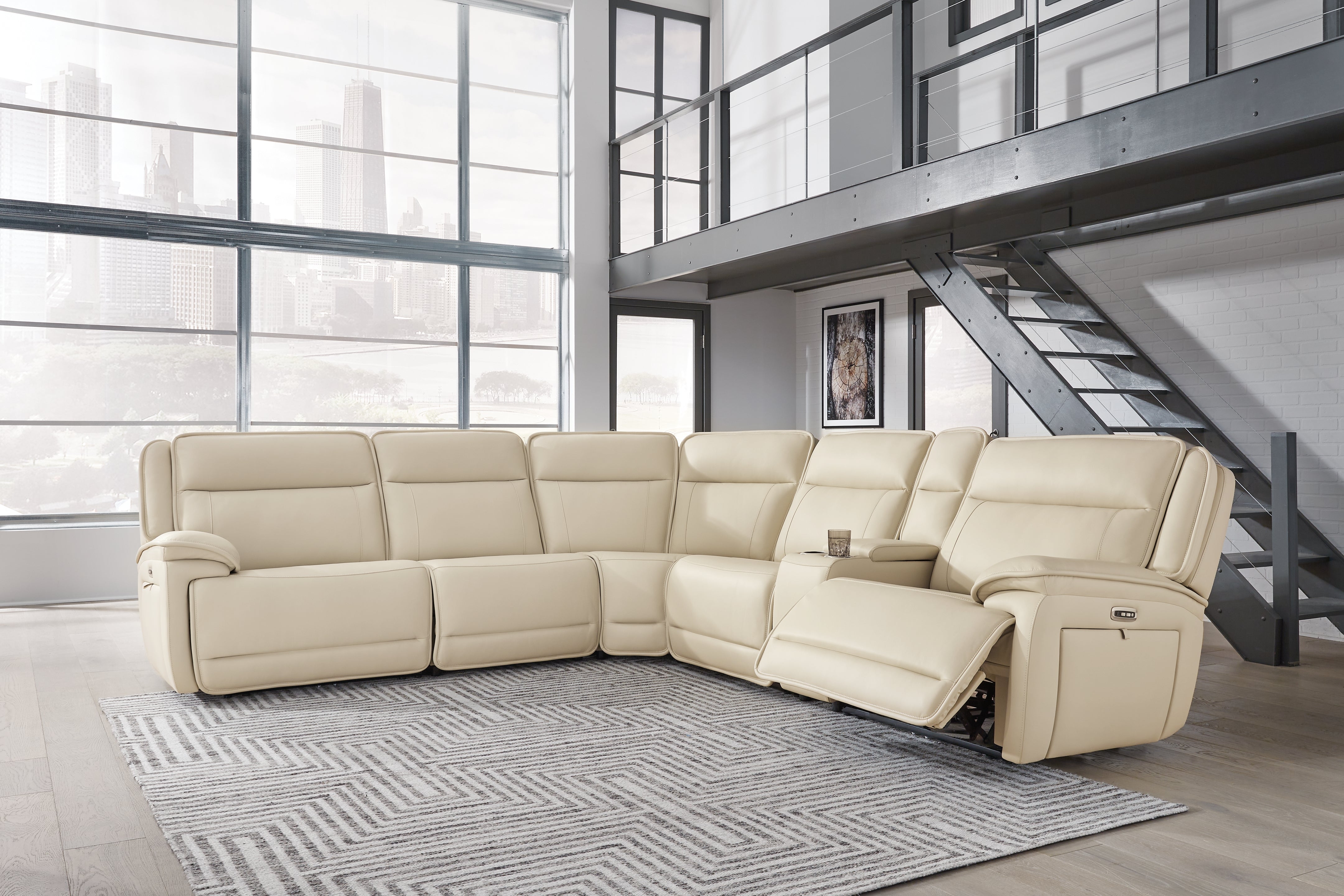Furniture City Laplace - Ashley Furniture - Double Deal Sectionals - 6-Piece Power Reclining Sectional - U13001S1
