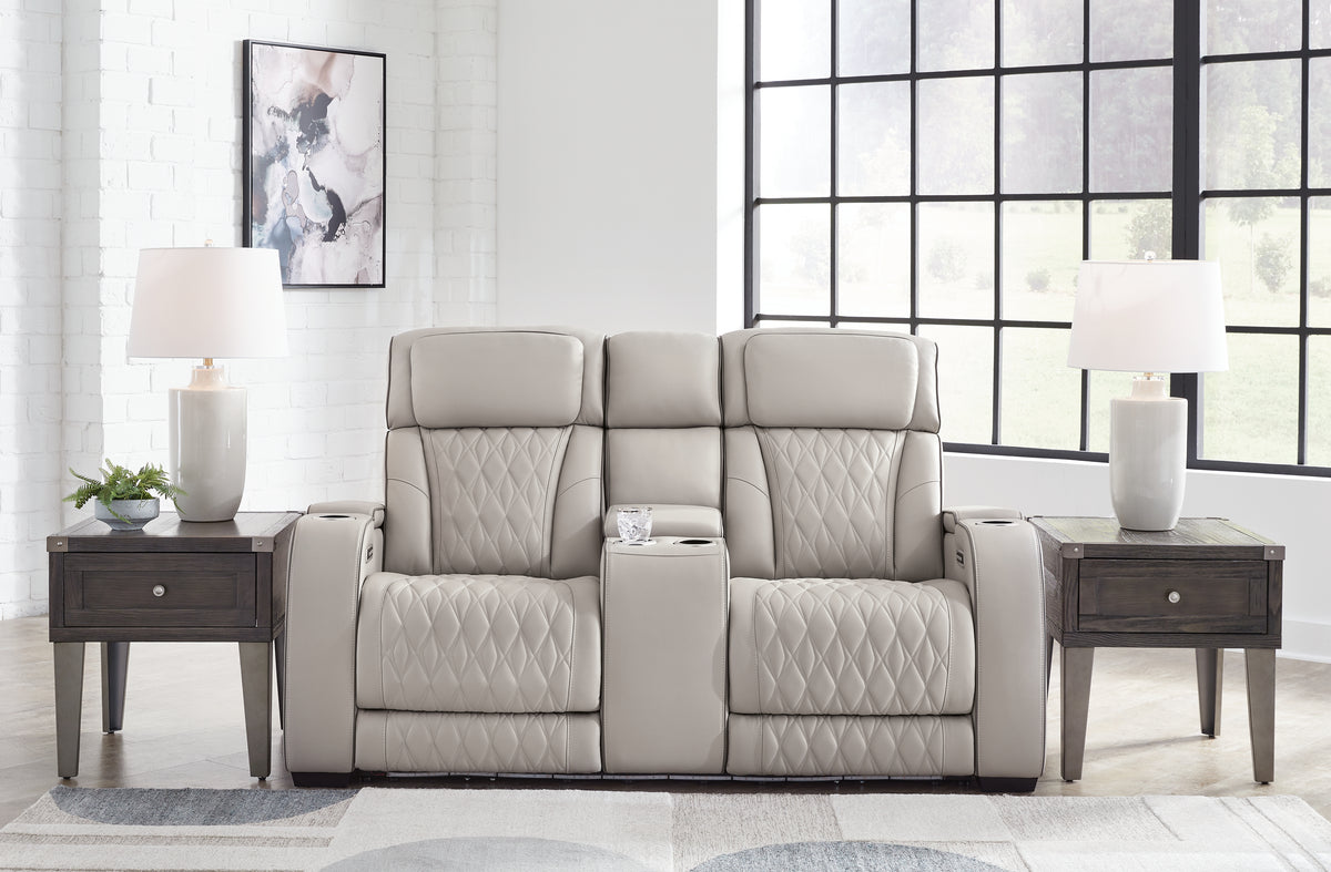 Furniture City Laplace - Ashley Furniture - Boyington Power Reclining Loveseat with Console - PWR REC Loveseat/CON/ADJ HDRST - U2710518