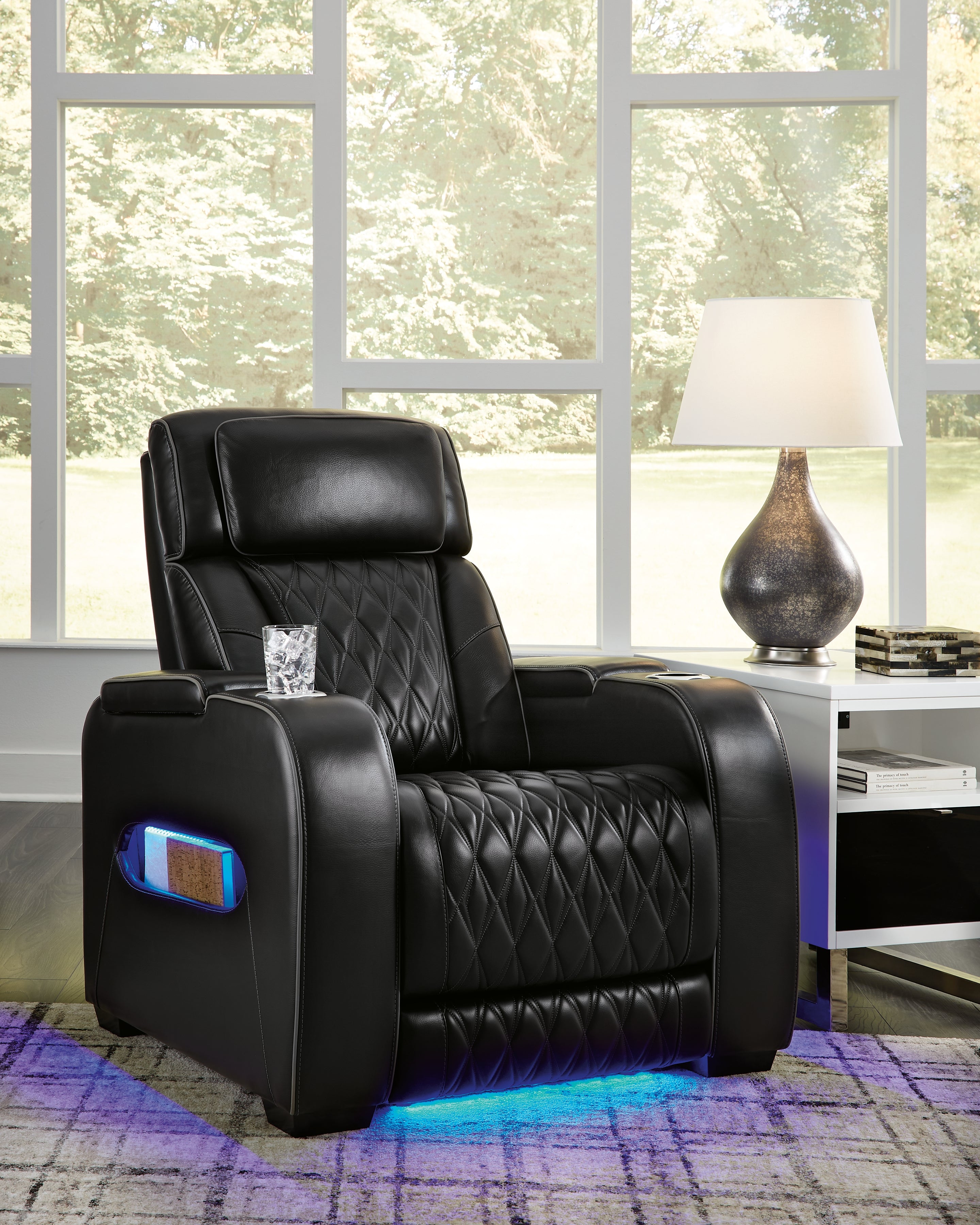 Furniture City Laplace - Ashley Furniture - Boyington Power Recliner - PWR Recliner/ADJ Headrest / Black - U2710613