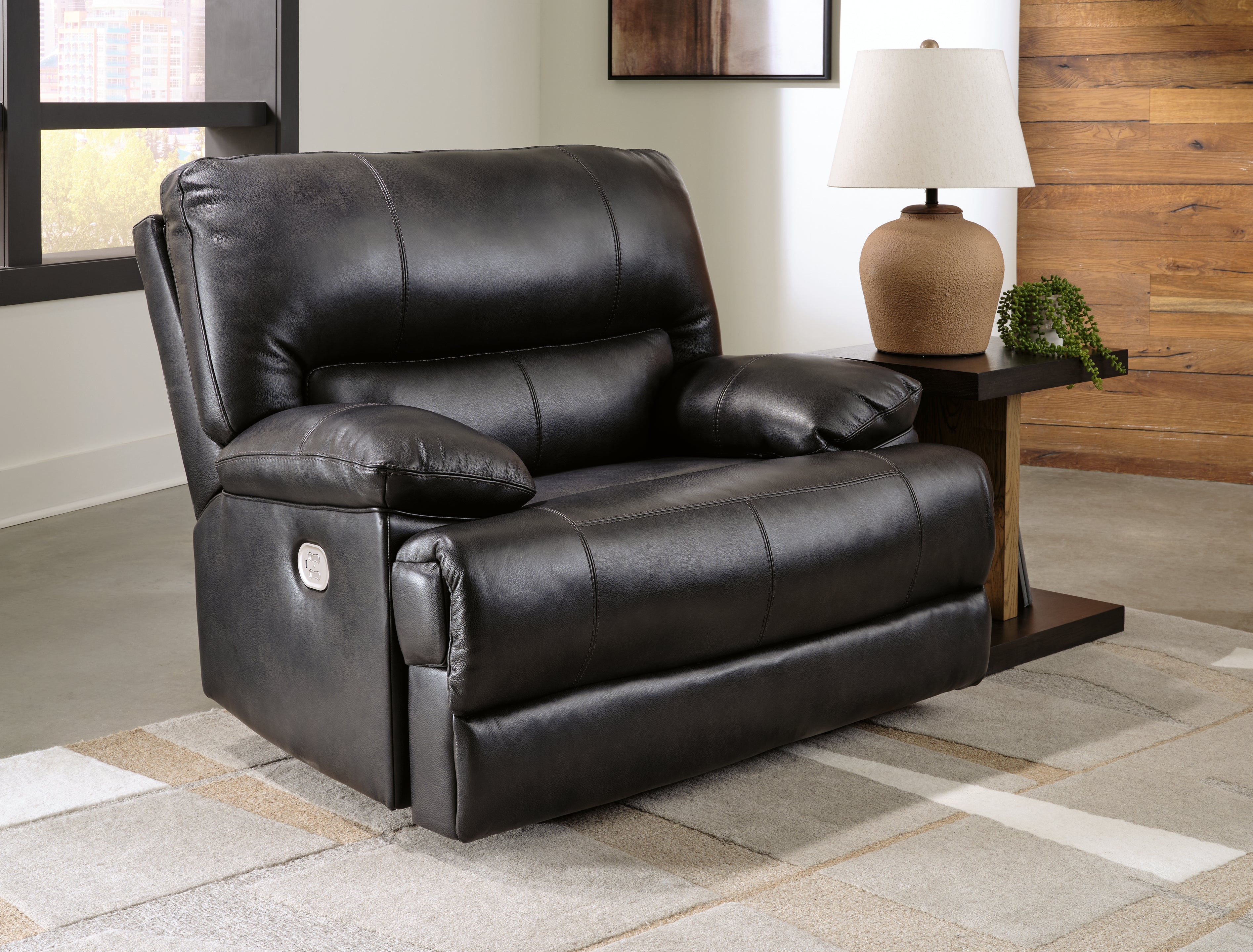Furniture City Laplace - Ashley Furniture - Mountainous Power Recliner - PWR Recliner/ADJ Headrest - U6580182
