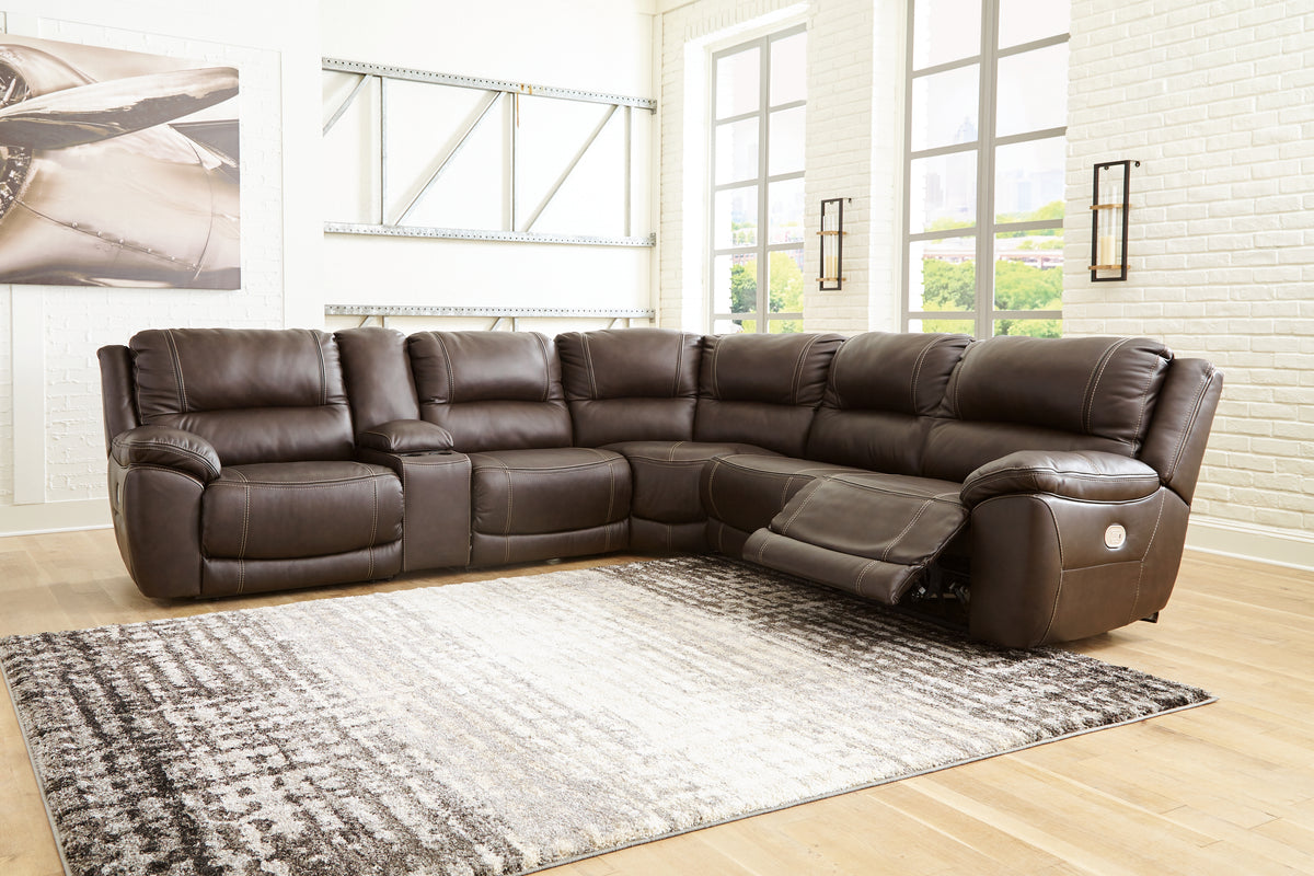 Furniture City Laplace - Ashley Furniture - Dunleith 6-Piece Power Reclining Sectional - 6-Piece Power Reclining Sectional - U71604S2