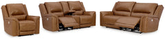 Furniture City Laplace - Ashley Furniture - Trasimeno Power Reclining Sofa, Loveseat and Recliner - Power Reclining Sofa, Loveseat and Recliner - U82815U2