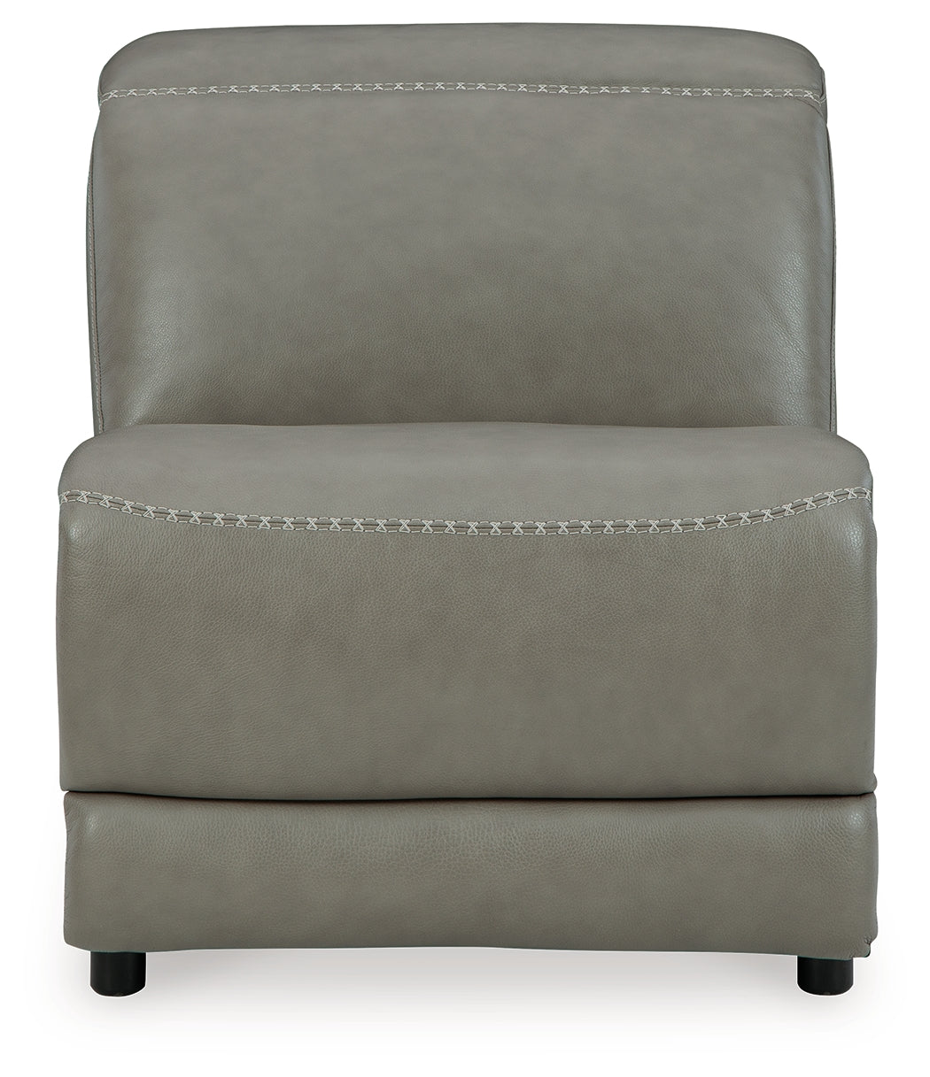 Furniture City Laplace - Ashley Furniture - Correze Sectionals - LAF PWR Reclining Back Chaise / Gray - U9420279