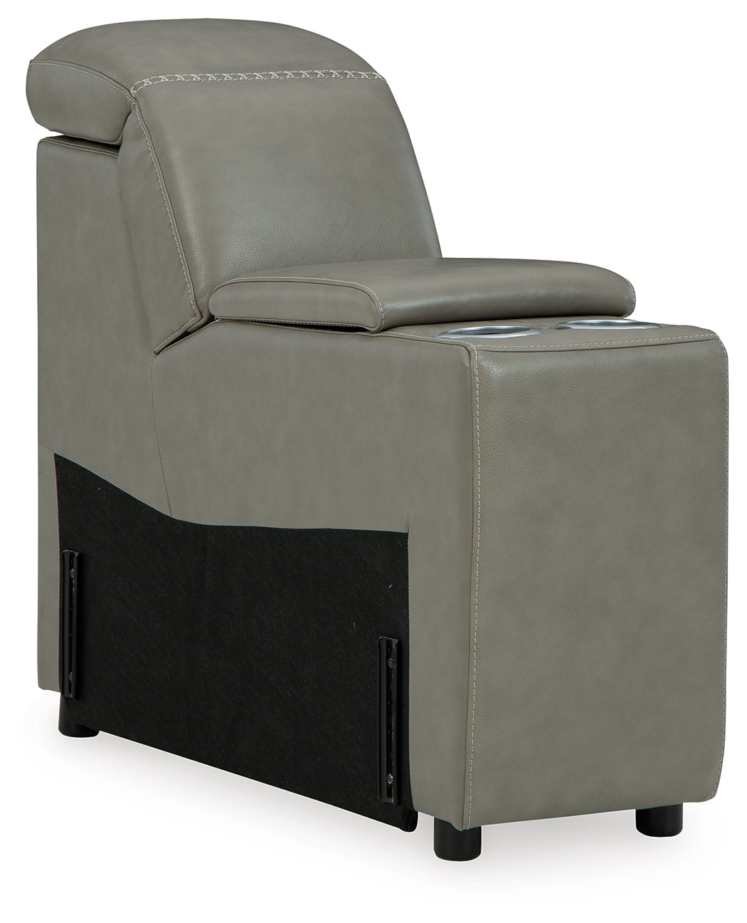Furniture City Laplace - Ashley Furniture - Correze Sectionals - LAF PWR Reclining Back Chaise / Gray - U9420279