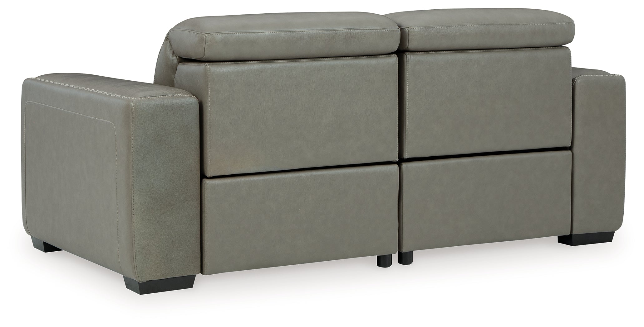 Furniture City Laplace - Ashley Furniture - Correze Sectionals - 2-Piece Power Reclining Sectional / Gray - U94202S10
