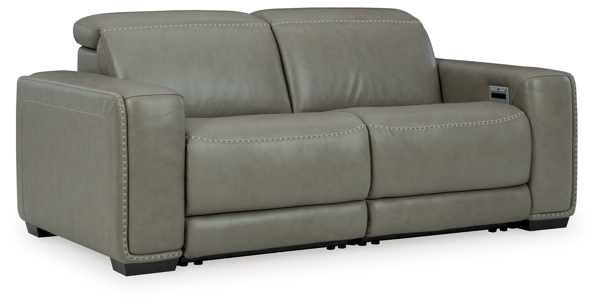 Furniture City Laplace - Ashley Furniture - Correze Sectionals - 2-Piece Power Reclining Sectional / Gray - U94202S10