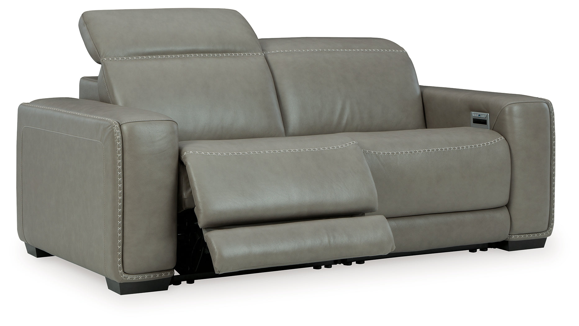 Furniture City Laplace - Ashley Furniture - Correze Sectionals - 2-Piece Power Reclining Sectional / Gray - U94202S10