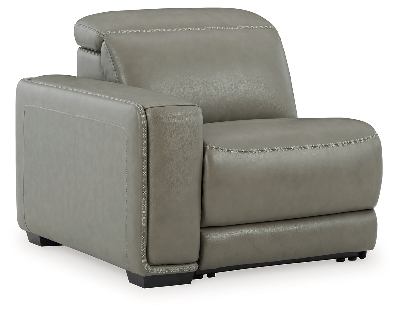 Furniture City Laplace - Ashley Furniture - Correze Sectionals - LAF Zero Wall Power Recliner / Gray - U9420258
