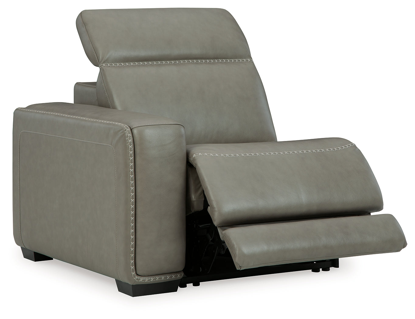 Furniture City Laplace - Ashley Furniture - Correze Sectionals - LAF Zero Wall Power Recliner / Gray - U9420258