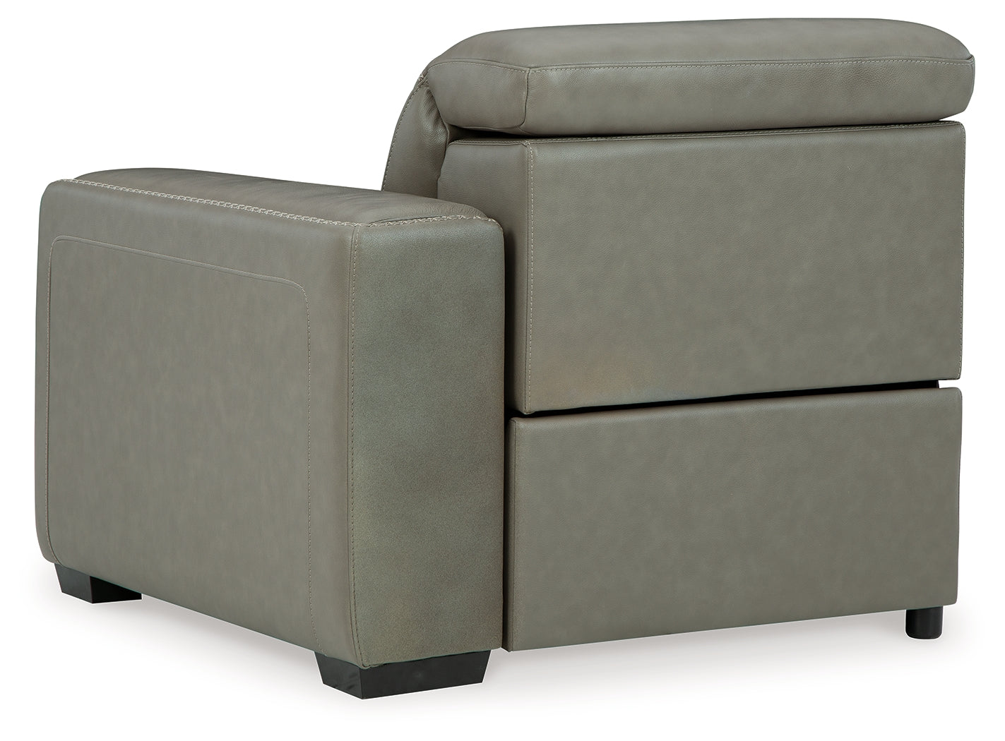 Furniture City Laplace - Ashley Furniture - Correze Sectionals - RAF Zero Wall Power Recliner / Gray - U9420262