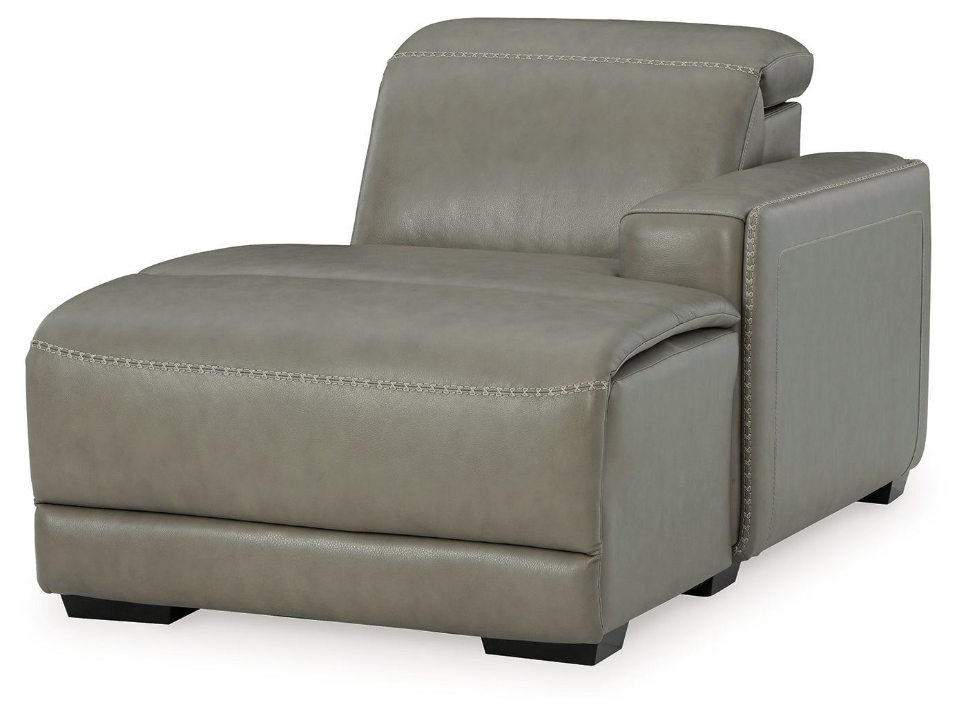 Furniture City Laplace - Ashley Furniture - Correze Sectionals - RAF PWR Reclining Back Chaise / Gray - U9420297