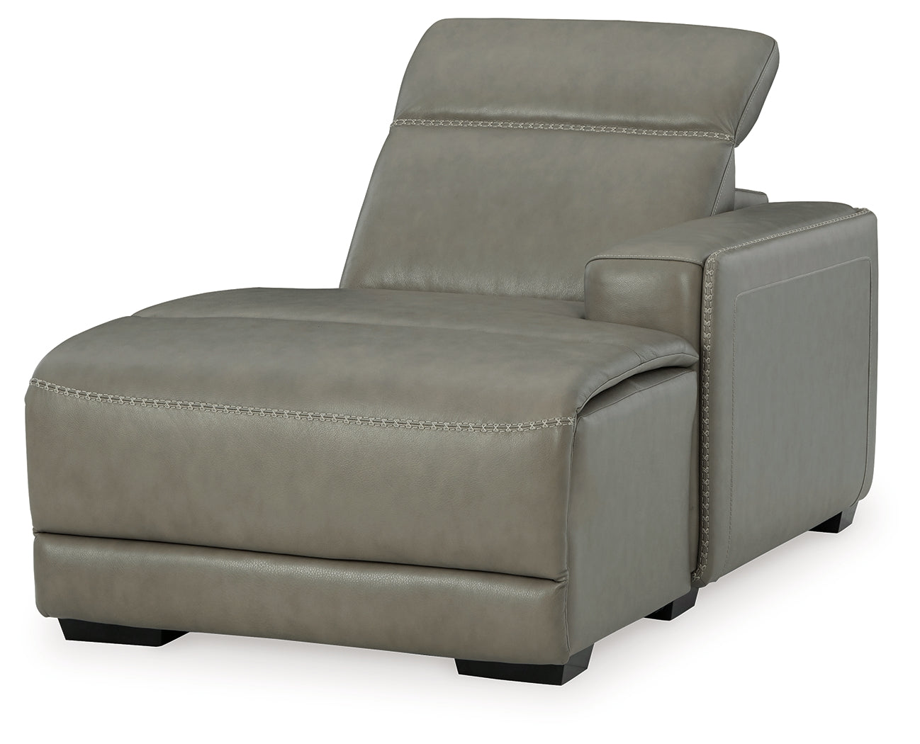 Furniture City Laplace - Ashley Furniture - Correze Sectionals - RAF PWR Reclining Back Chaise / Gray - U9420297