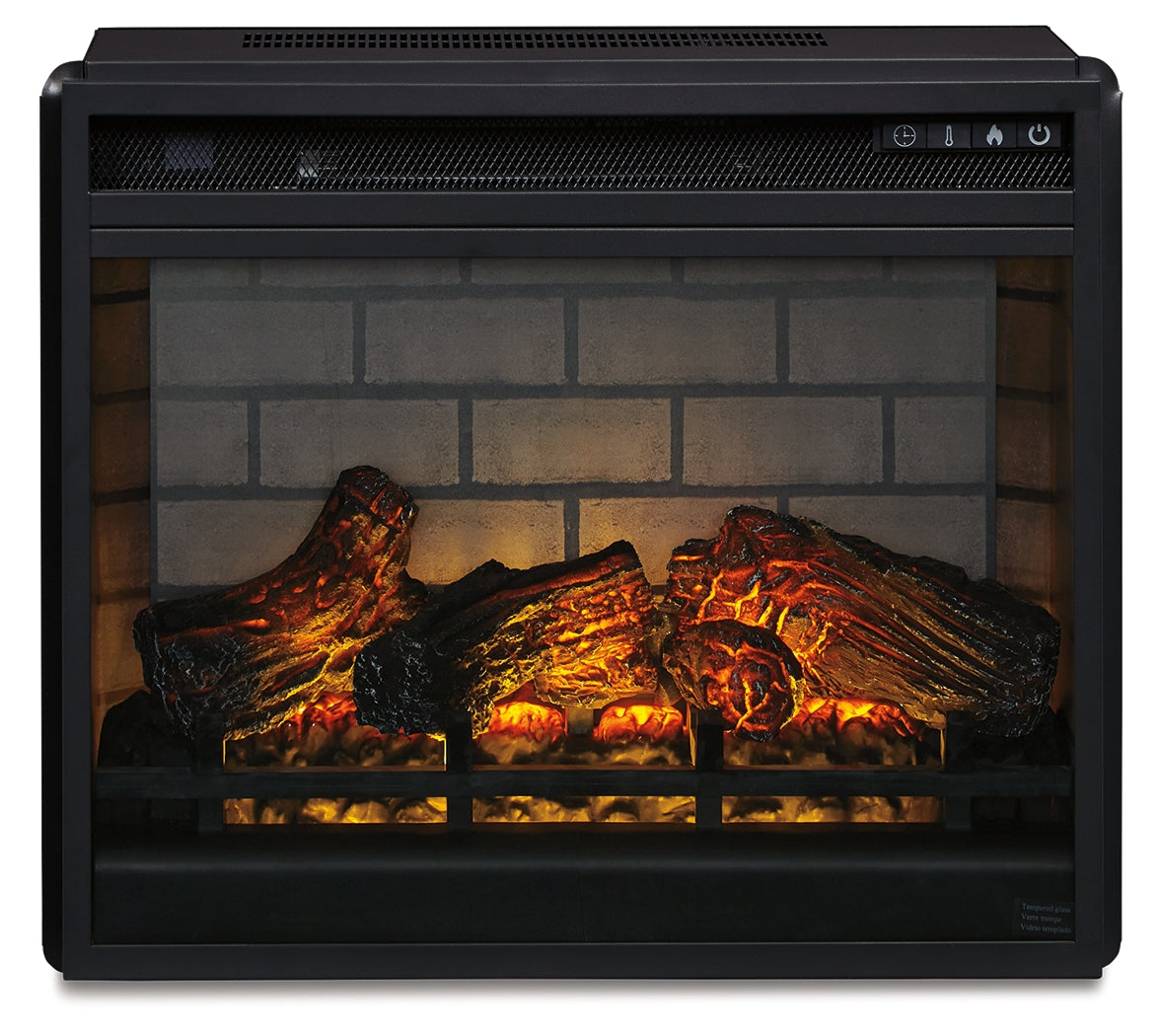 Furniture City Laplace - Ashley Furniture - Entertainment Accessories Electric Fireplace Insert - Electric Infrared Fireplace Insert / Black - W100-101