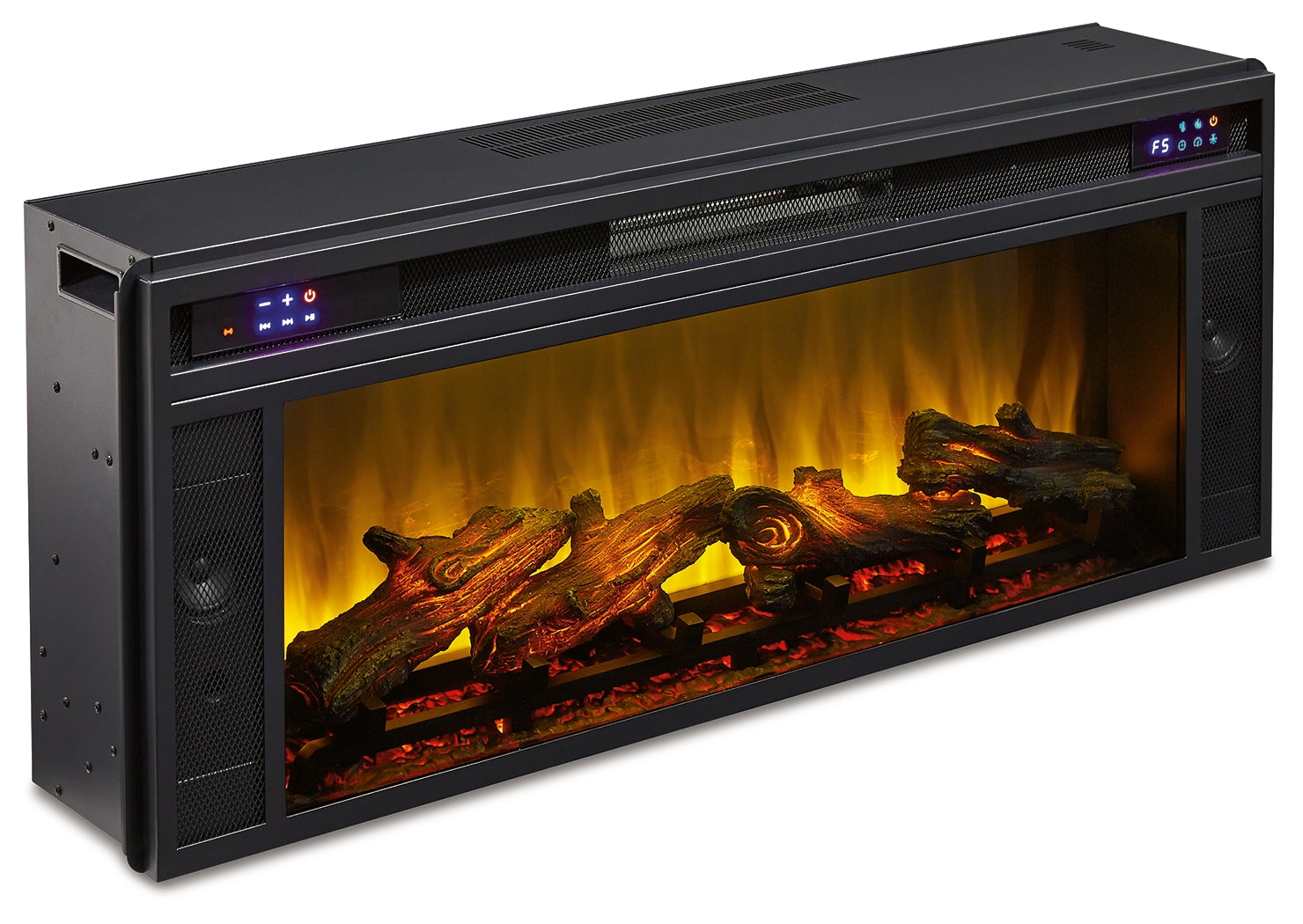 Furniture City Laplace - Ashley Furniture - Entertainment Accessories Electric Fireplace Insert - Fireplace Insert / Black - W100-12