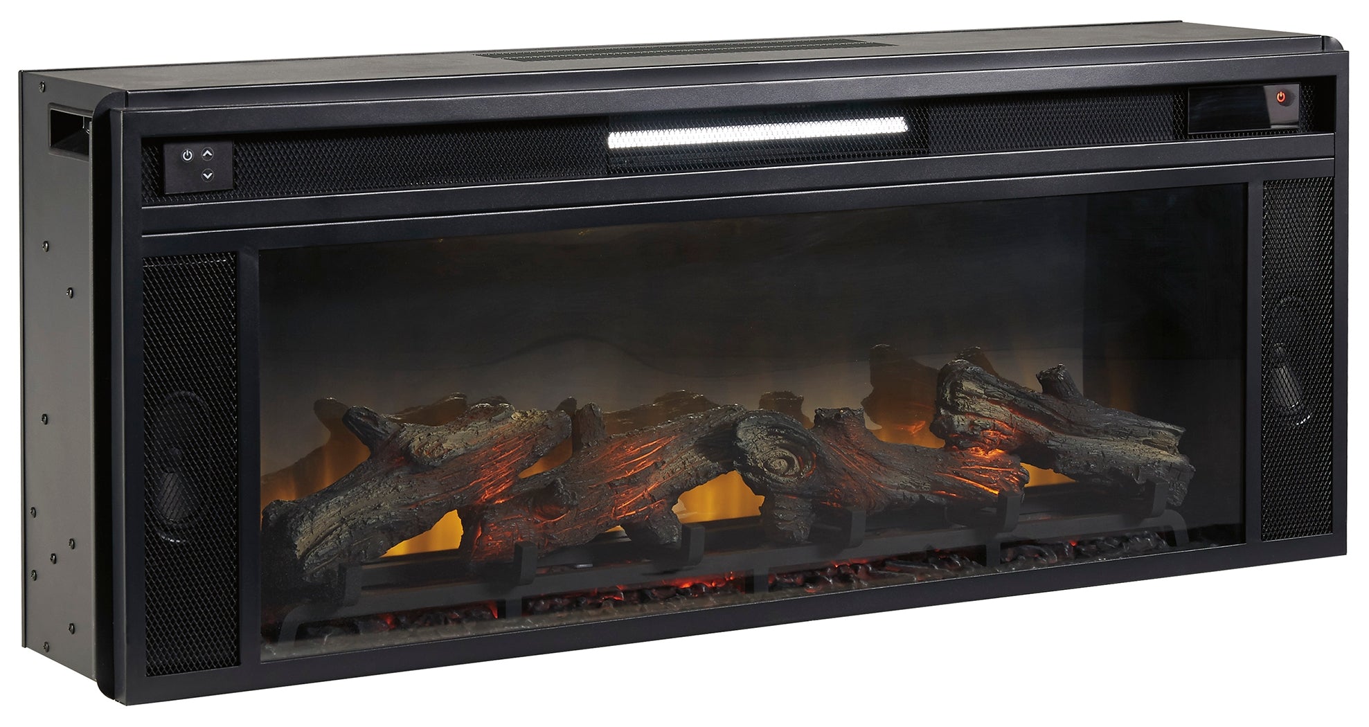 Furniture City Laplace - Ashley Furniture - Entertainment Accessories Electric Fireplace Insert - Fireplace Insert / Black - W100-12